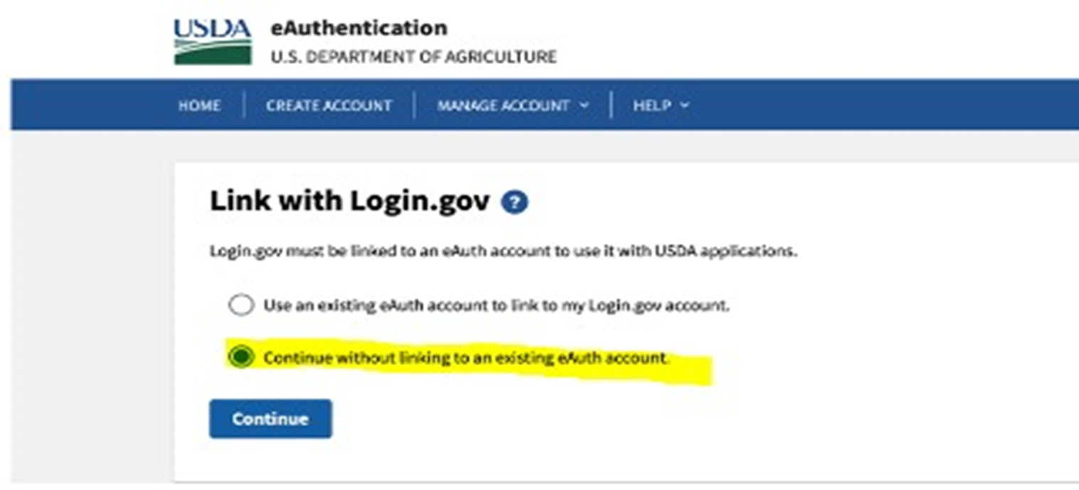 Login.Gov Link to verify account